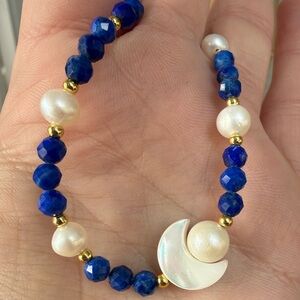 Lapis Lazuli Beaded Bracelet